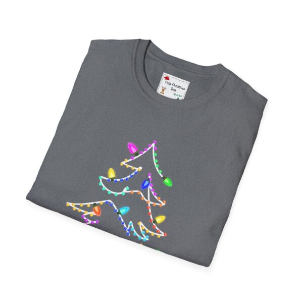 Christmas Tree Lights Unisex Softstyle T-Shirt - Image 44