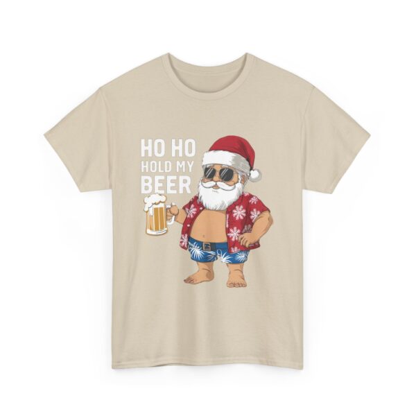 Funny Santa Beer Unisex Heavy Cotton Tee - Holiday Humor T-Shirt - Image 23