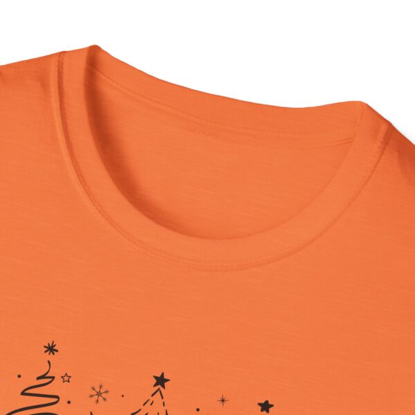Merry Christmas Unisex Softstyle T-Shirt - Festive Holiday Tee with Christmas Trees - Image 60
