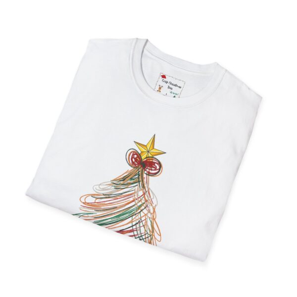 Festive Christmas Tree Unisex T-Shirt - Softstyle Holiday Tee - Image 56