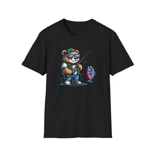 Fishing Buddy Panda Graphic T-Shirt - Unisex Softstyle Tee for Fishing Enthusiasts - Image 29