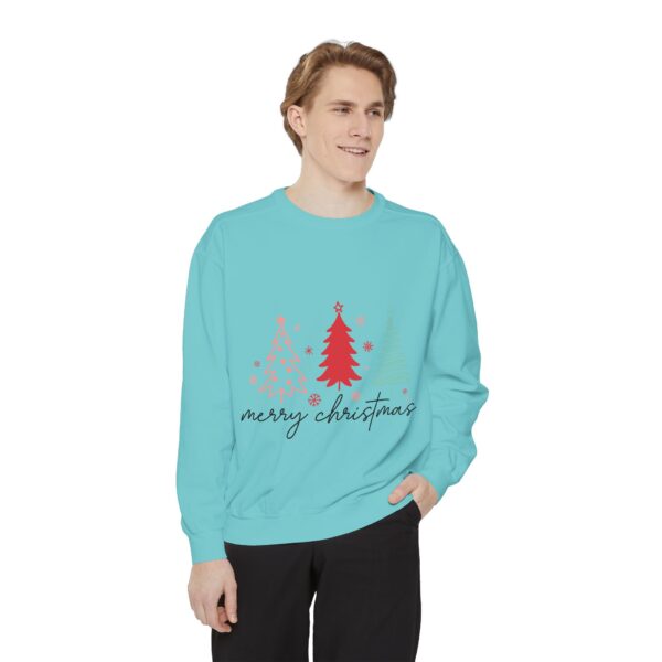 Merry Christmas Unisex Garment-Dyed Sweatshirt - Image 51