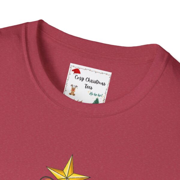 Festive Christmas Tree Unisex T-Shirt - Softstyle Holiday Tee - Image 7
