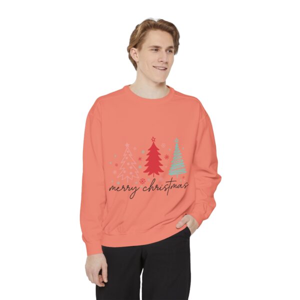 Merry Christmas Unisex Garment-Dyed Sweatshirt - Image 43