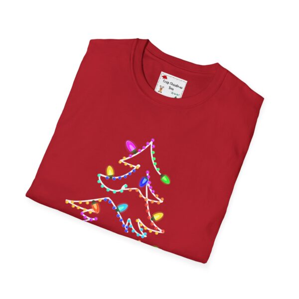 Christmas Tree Lights Unisex Softstyle T-Shirt - Image 52