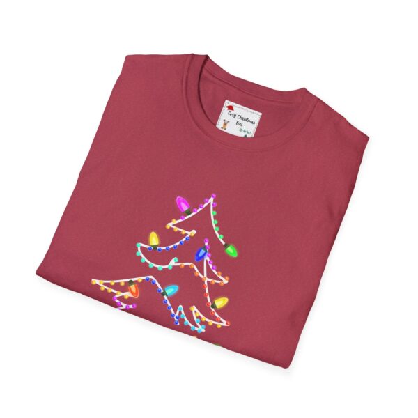 Christmas Tree Lights Unisex Softstyle T-Shirt - Image 12