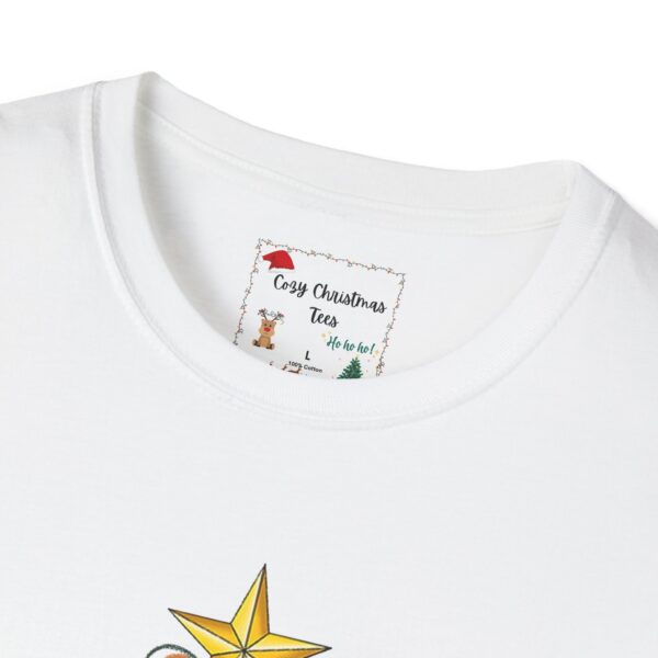 Festive Christmas Tree Unisex T-Shirt - Softstyle Holiday Tee - Image 55