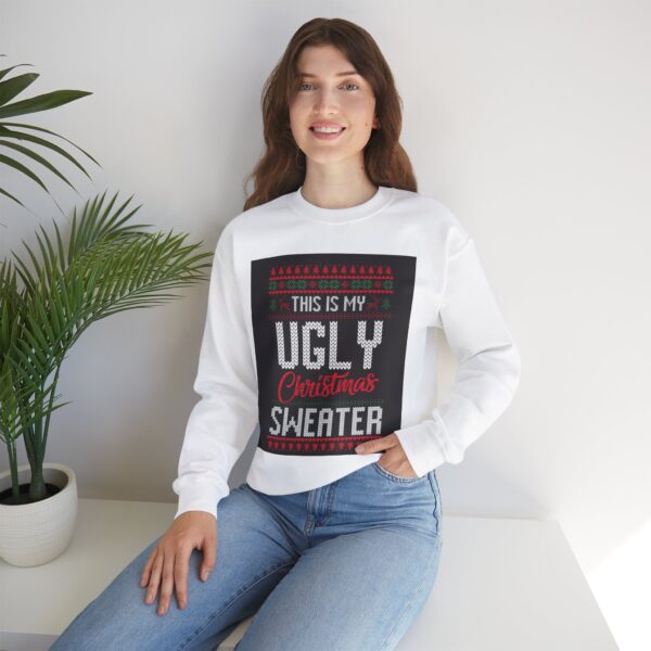 Ugly Christmas Sweatshirt - This Is My Holiday Crewneck - Image 8