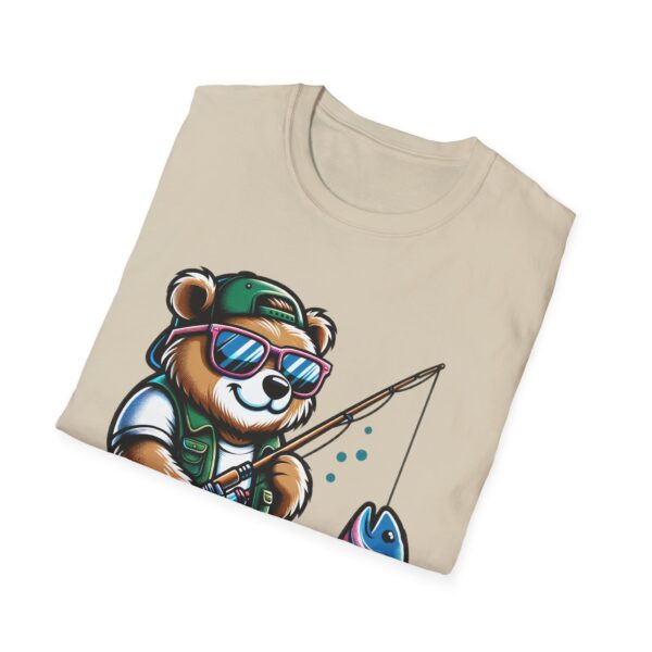 Fishing Buddy Panda Graphic T-Shirt - Unisex Softstyle Tee for Fishing Enthusiasts - Image 40