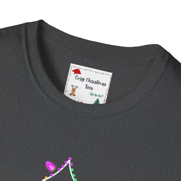 Christmas Tree Lights Unisex Softstyle T-Shirt - Image 23