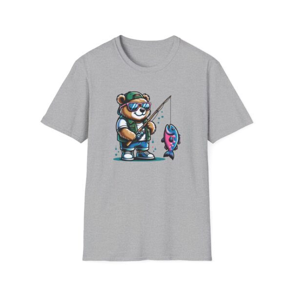 Fishing Buddy Panda Graphic T-Shirt - Unisex Softstyle Tee for Fishing Enthusiasts - Image 17