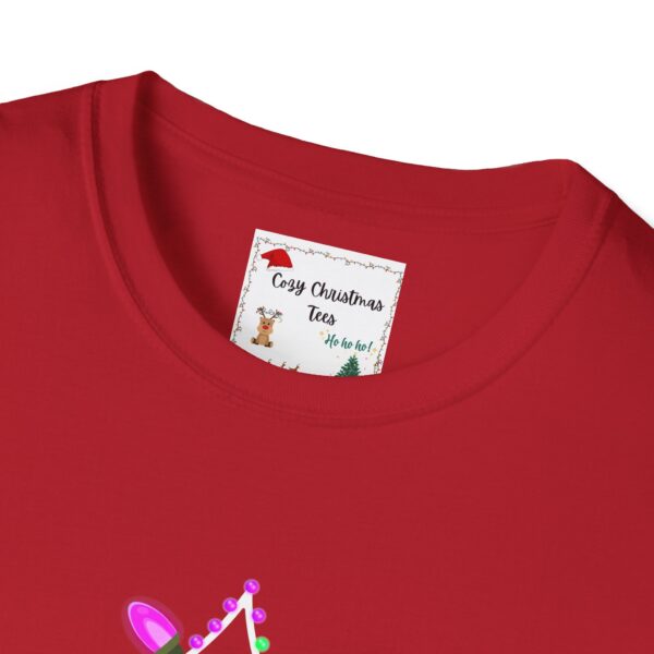 Christmas Tree Lights Unisex Softstyle T-Shirt - Image 51