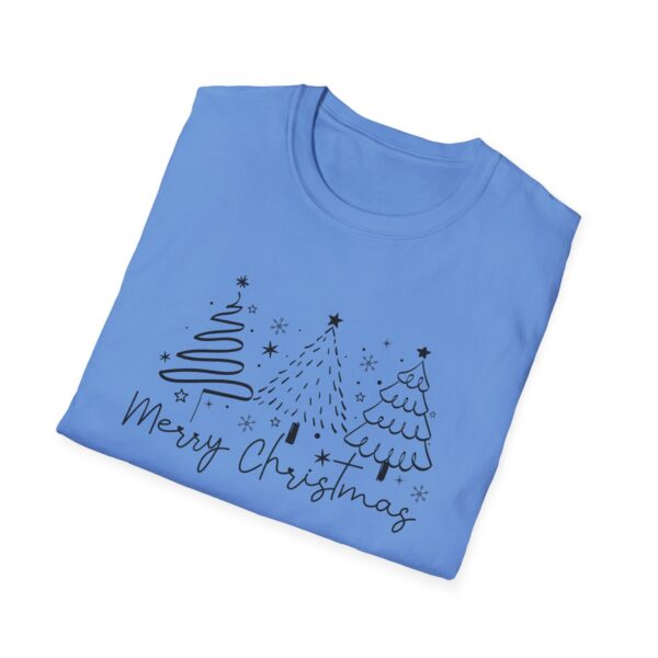 Merry Christmas Unisex Softstyle T-Shirt - Festive Holiday Tee with Christmas Trees - Image 32