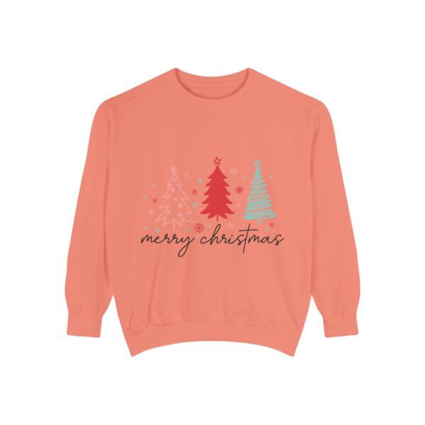 Merry Christmas Unisex Garment-Dyed Sweatshirt - Image 41