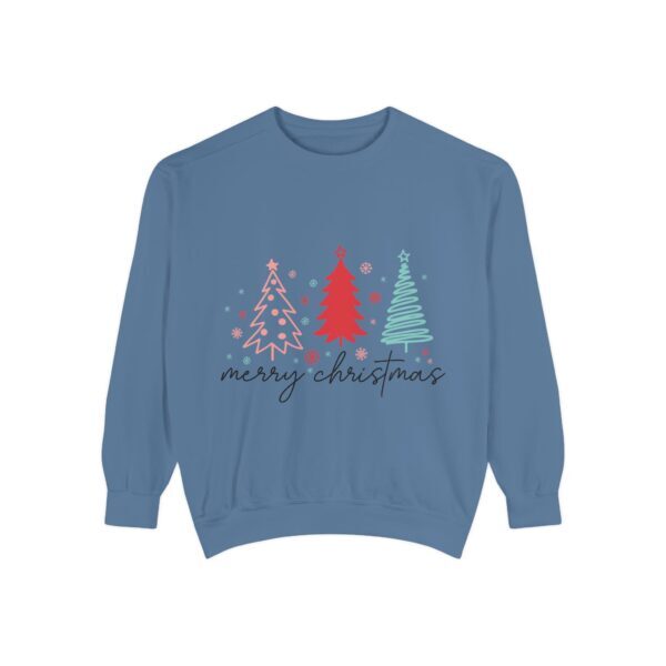 Merry Christmas Unisex Garment-Dyed Sweatshirt - Image 17