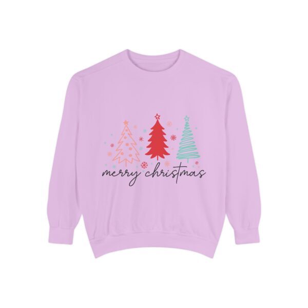 Merry Christmas Unisex Garment-Dyed Sweatshirt - Image 21
