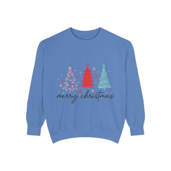 Merry Christmas Unisex Garment-Dyed Sweatshirt - Image 45