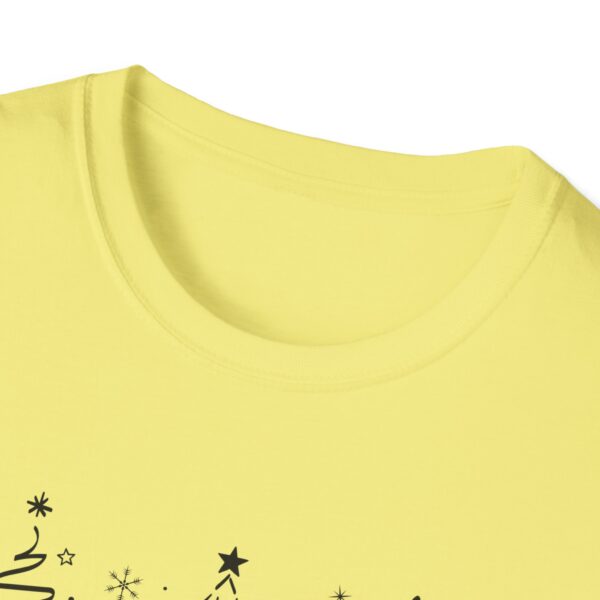 Merry Christmas Unisex Softstyle T-Shirt - Festive Holiday Tee with Christmas Trees - Image 52