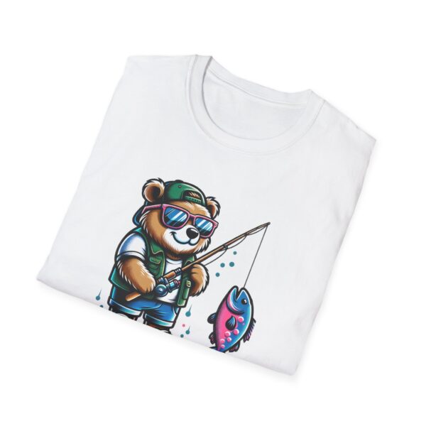 Fishing Buddy Panda Graphic T-Shirt - Unisex Softstyle Tee for Fishing Enthusiasts - Image 36