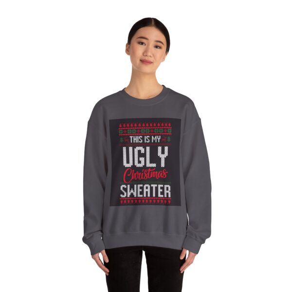 Ugly Christmas Sweatshirt - This Is My Holiday Crewneck - Image 32