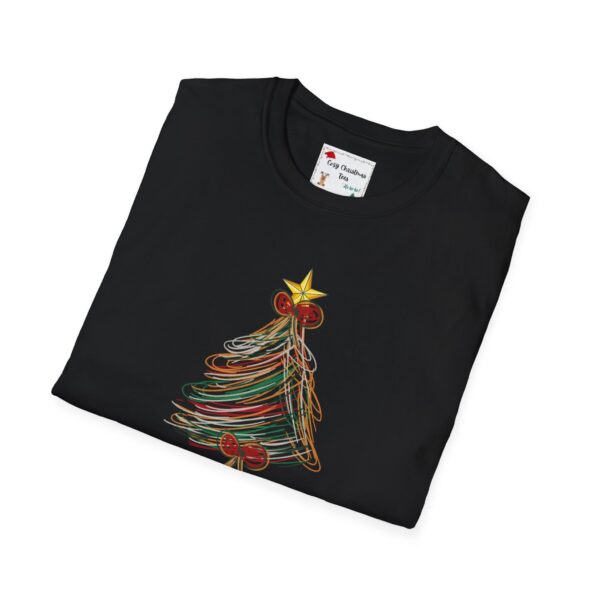 Festive Christmas Tree Unisex T-Shirt - Softstyle Holiday Tee - Image 24